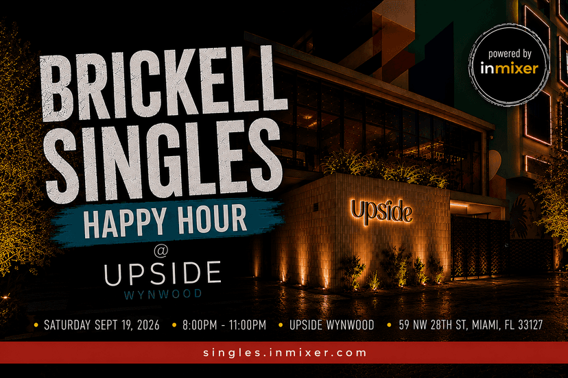 Singles Happy Hour @ Upside Wynwood image 1